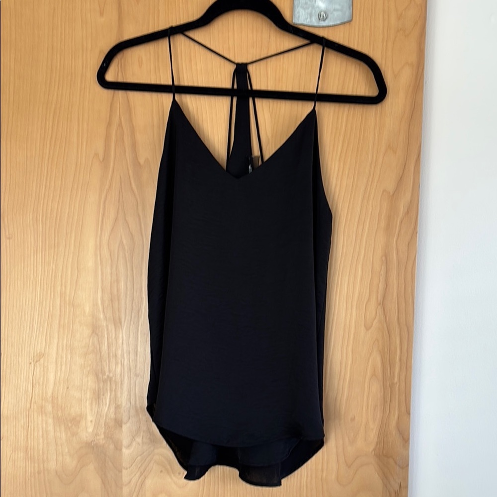 4SI3NNA Black Camisole Top